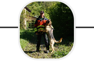 Michael Reissig mit Bloodhound Hündin Marple